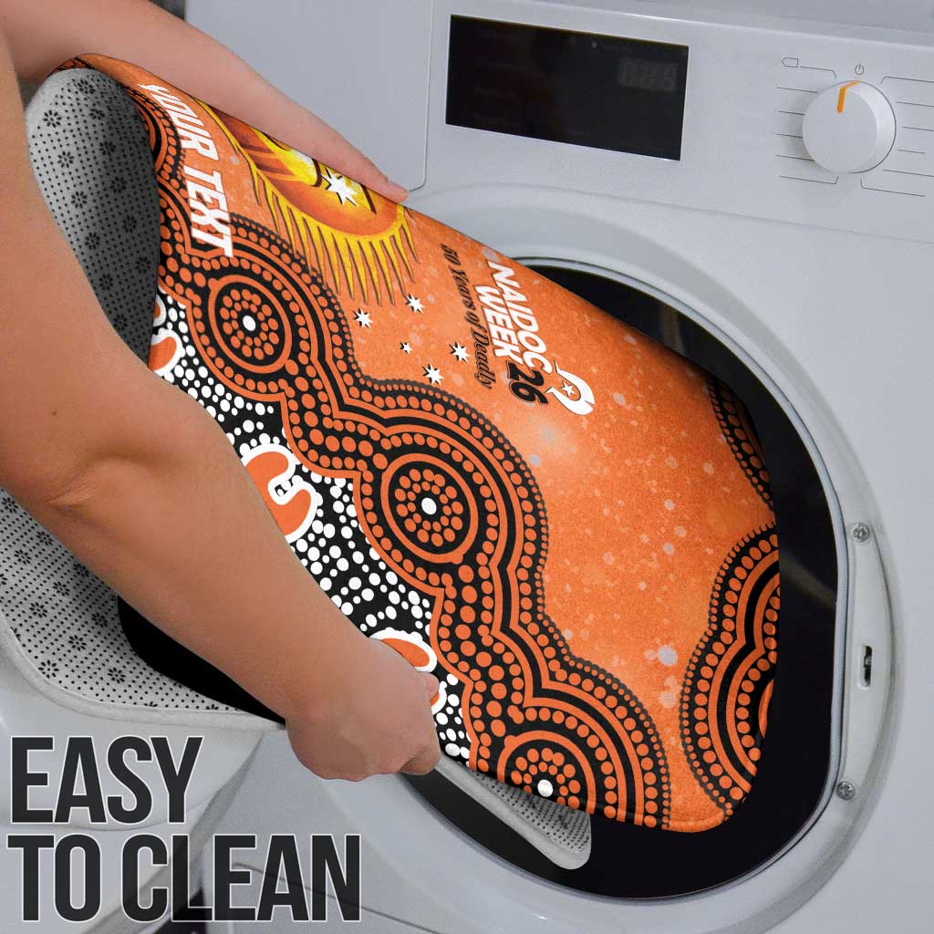 Perth Scorchers NAIDOC Week 2026 Custom Bathroom Set 50 Years Deadly Indigenous Art Glitter Effect