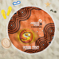 Perth Scorchers NAIDOC Week 2026 Custom Beach Blanket 50 Years Deadly Indigenous Art Glitter Effect