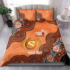 Perth Scorchers NAIDOC Week 2026 Custom Bedding Set 50 Years Deadly Indigenous Art Glitter Effect