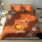 Perth Scorchers NAIDOC Week 2026 Custom Bedding Set 50 Years Deadly Indigenous Art Glitter Effect
