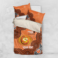 Perth Scorchers NAIDOC Week 2026 Custom Bedding Set 50 Years Deadly Indigenous Art Glitter Effect