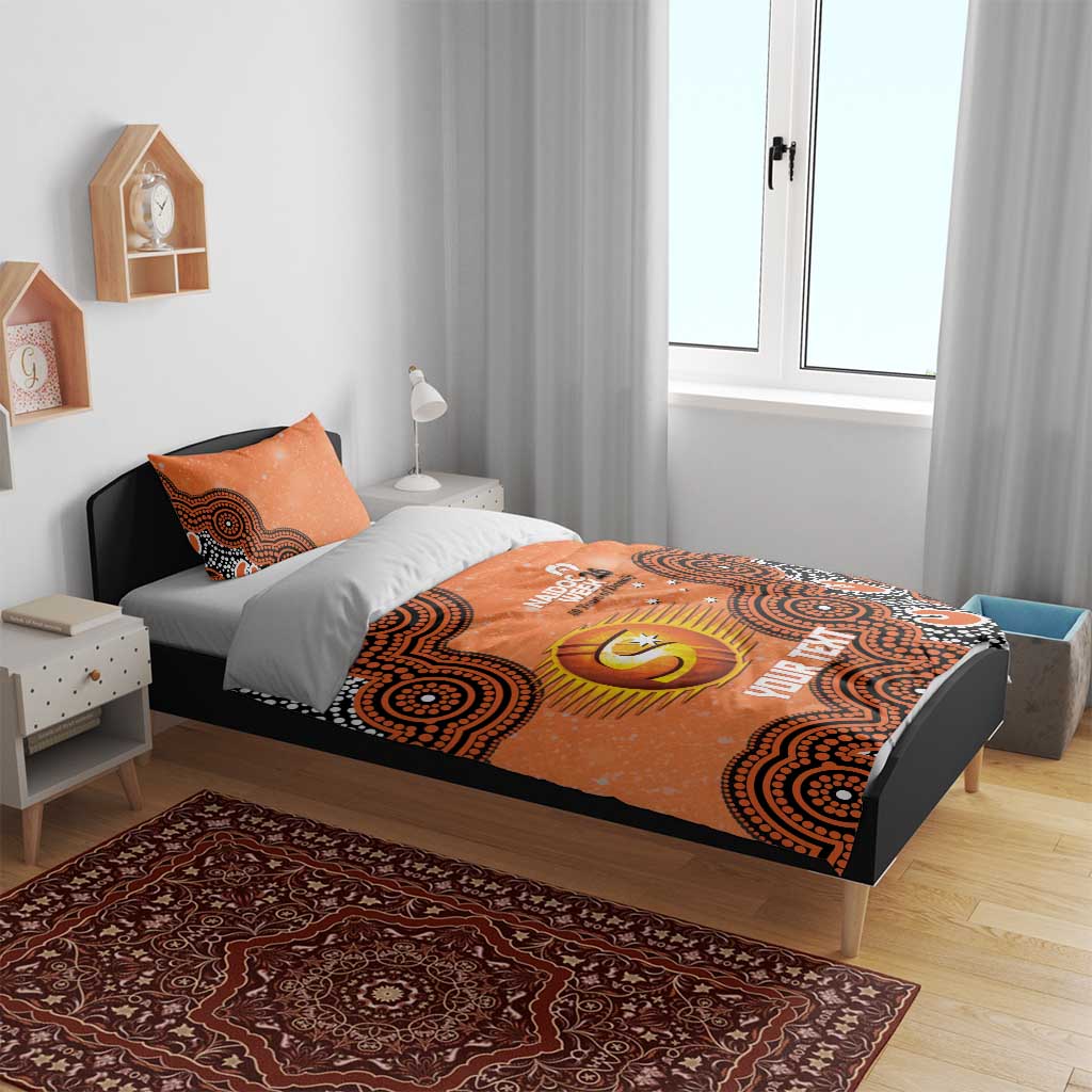 Perth Scorchers NAIDOC Week 2026 Custom Bedding Set 50 Years Deadly Indigenous Art Glitter Effect