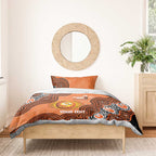 Perth Scorchers NAIDOC Week 2026 Custom Bedding Set 50 Years Deadly Indigenous Art Glitter Effect