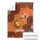 Perth Scorchers NAIDOC Week 2026 Custom Blanket 50 Years Deadly Indigenous Art Glitter Effect