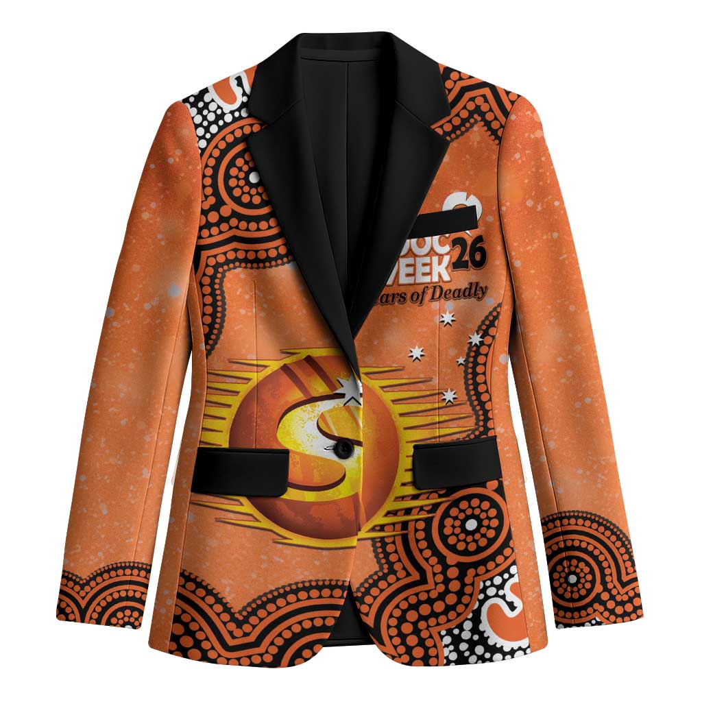 Perth Scorchers NAIDOC Week 2026 Custom Blazer 50 Years Deadly Indigenous Art Glitter Effect