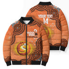 Perth Scorchers NAIDOC Week 2026 Custom Bomber Puffer Jacket 50 Years Deadly Indigenous Art Glitter Effect