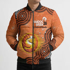 Perth Scorchers NAIDOC Week 2026 Custom Bomber Puffer Jacket 50 Years Deadly Indigenous Art Glitter Effect