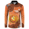 Perth Scorchers NAIDOC Week 2026 Custom Button Sweatshirt 50 Years Deadly Indigenous Art Glitter Effect