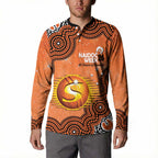 Perth Scorchers NAIDOC Week 2026 Custom Button Sweatshirt 50 Years Deadly Indigenous Art Glitter Effect