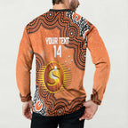 Perth Scorchers NAIDOC Week 2026 Custom Button Sweatshirt 50 Years Deadly Indigenous Art Glitter Effect