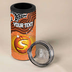Perth Scorchers NAIDOC Week 2026 Custom 4 in 1 Can Cooler Tumbler 50 Years Deadly Indigenous Art Glitter Effect