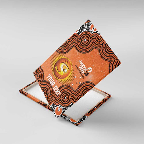 Perth Scorchers NAIDOC Week 2026 Custom Canvas Wall Art 50 Years Deadly Indigenous Art Glitter Effect
