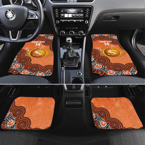 Perth Scorchers NAIDOC Week 2026 Custom Car Mats 50 Years Deadly Indigenous Art Glitter Effect