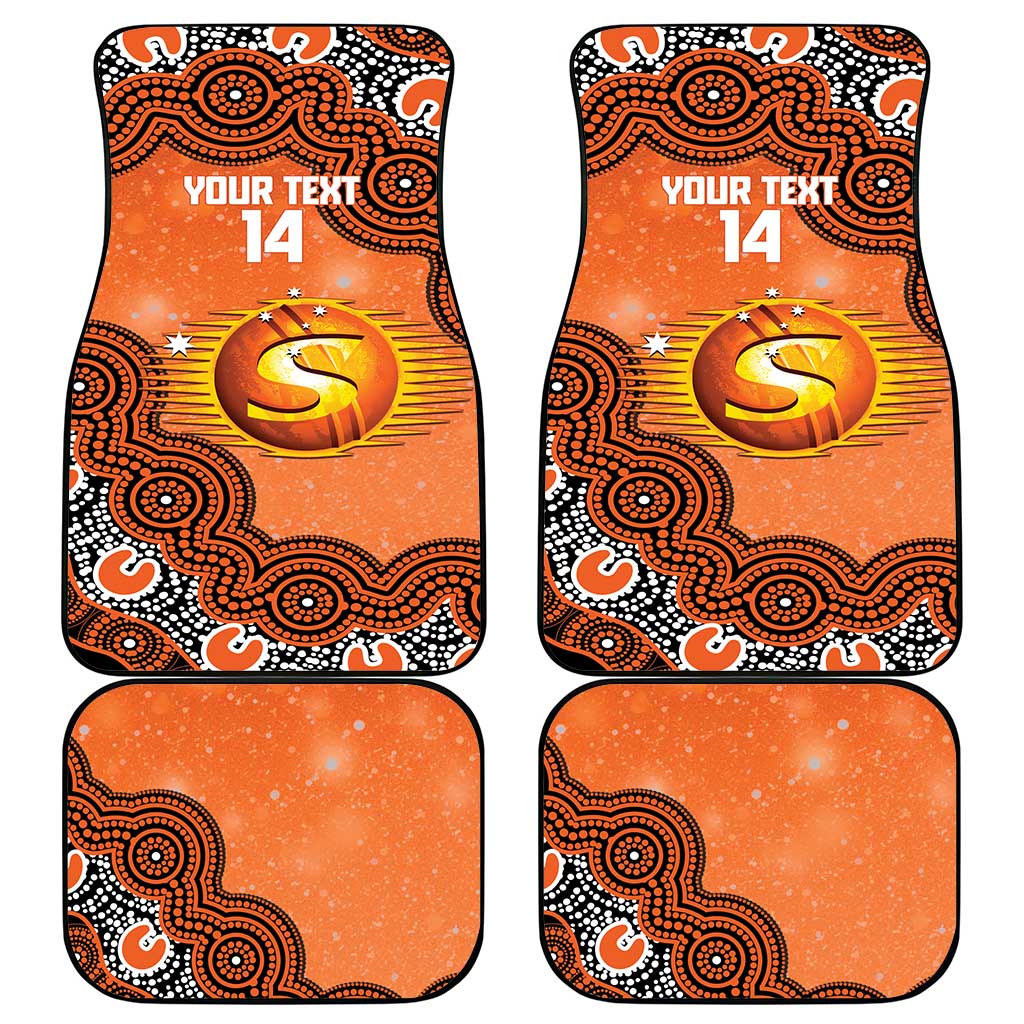 Perth Scorchers NAIDOC Week 2026 Custom Car Mats 50 Years Deadly Indigenous Art Glitter Effect