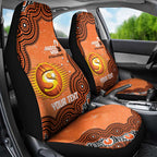 Perth Scorchers NAIDOC Week 2026 Custom Car Seat Cover 50 Years Deadly Indigenous Art Glitter Effect