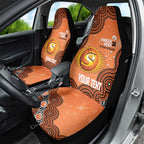 Perth Scorchers NAIDOC Week 2026 Custom Car Seat Cover 50 Years Deadly Indigenous Art Glitter Effect