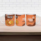 Perth Scorchers NAIDOC Week 2026 Custom Ceramic Mug 50 Years Deadly Indigenous Art Glitter Effect