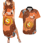 Perth Scorchers NAIDOC Week 2026 Custom Couples Matching Summer Maxi Dress and Hawaiian Shirt 50 Years Deadly Indigenous Art Glitter Effect