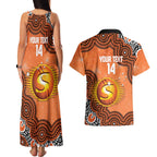 Perth Scorchers NAIDOC Week 2026 Custom Couples Matching Tank Maxi Dress and Hawaiian Shirt 50 Years Deadly Indigenous Art Glitter Effect