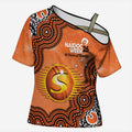 Perth Scorchers NAIDOC Week 2026 Custom Cross Shoulder Shirt 50 Years Deadly Indigenous Art Glitter Effect