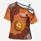 Perth Scorchers NAIDOC Week 2026 Custom Cross Shoulder Shirt 50 Years Deadly Indigenous Art Glitter Effect
