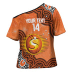 Perth Scorchers NAIDOC Week 2026 Custom Cross Shoulder Shirt 50 Years Deadly Indigenous Art Glitter Effect