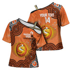 Perth Scorchers NAIDOC Week 2026 Custom Cross Shoulder Shirt 50 Years Deadly Indigenous Art Glitter Effect