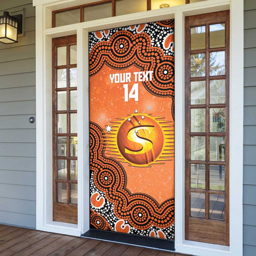 Perth Scorchers NAIDOC Week 2026 Custom Door Cover 50 Years Deadly Indigenous Art Glitter Effect