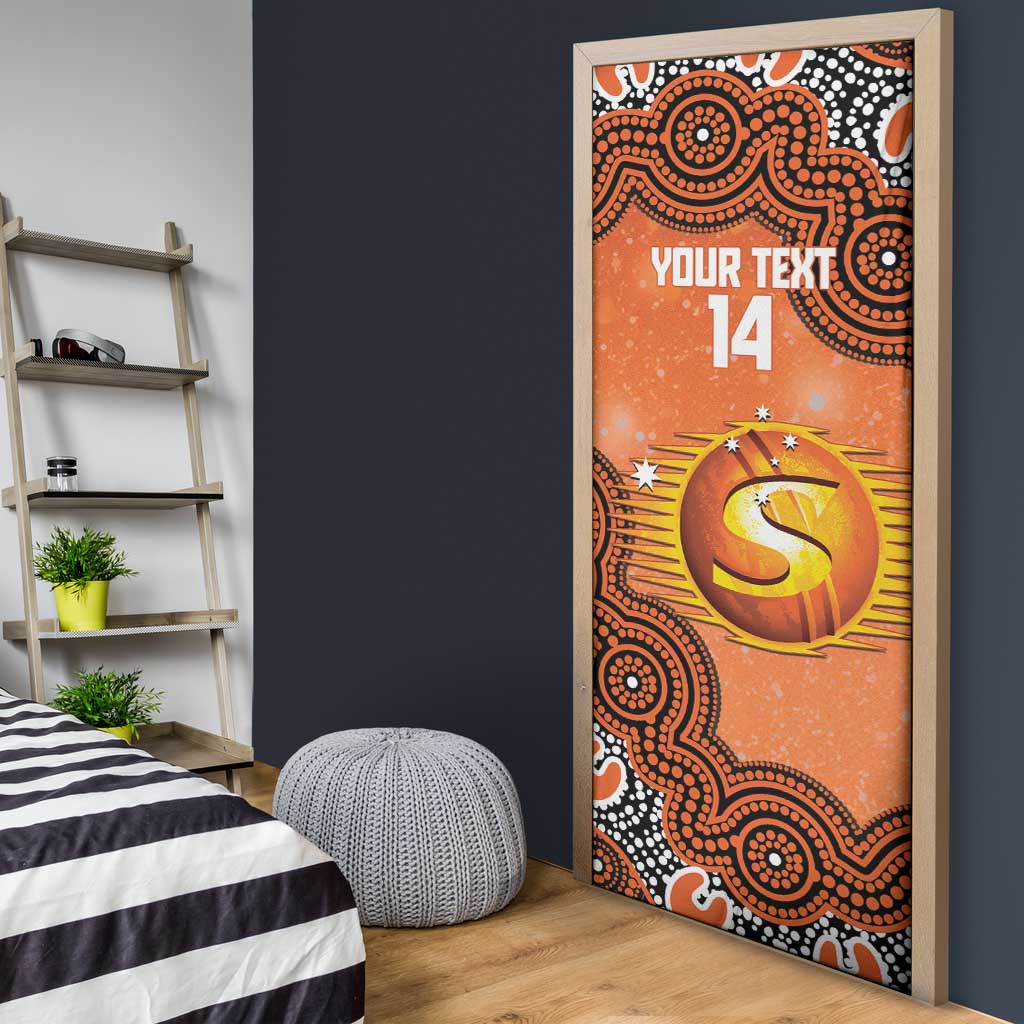 Perth Scorchers NAIDOC Week 2026 Custom Door Cover 50 Years Deadly Indigenous Art Glitter Effect