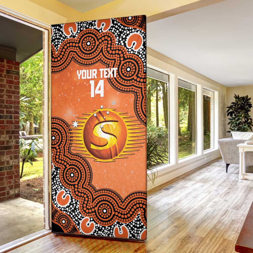 Perth Scorchers NAIDOC Week 2026 Custom Door Cover 50 Years Deadly Indigenous Art Glitter Effect
