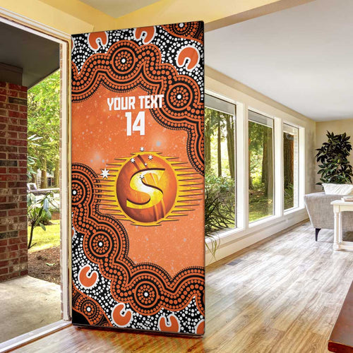 Perth Scorchers NAIDOC Week 2026 Custom Door Cover 50 Years Deadly Indigenous Art Glitter Effect