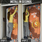 Perth Scorchers NAIDOC Week 2026 Custom Door Cover 50 Years Deadly Indigenous Art Glitter Effect