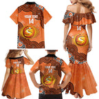 Perth Scorchers NAIDOC Week 2026 Custom Family Matching Mermaid Dress and Hawaiian Shirt 50 Years Deadly Indigenous Art Glitter Effect