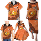 Perth Scorchers NAIDOC Week 2026 Custom Family Matching Puletasi and Hawaiian Shirt 50 Years Deadly Indigenous Art Glitter Effect