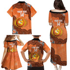 Perth Scorchers NAIDOC Week 2026 Custom Family Matching Puletasi and Hawaiian Shirt 50 Years Deadly Indigenous Art Glitter Effect