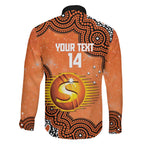 Perth Scorchers NAIDOC Week 2026 Custom Family Matching Puletasi and Hawaiian Shirt 50 Years Deadly Indigenous Art Glitter Effect