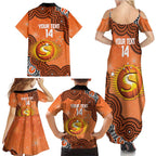 Perth Scorchers NAIDOC Week 2026 Custom Family Matching Summer Maxi Dress and Hawaiian Shirt 50 Years Deadly Indigenous Art Glitter Effect