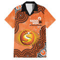 Perth Scorchers NAIDOC Week 2026 Custom Family Matching Summer Maxi Dress and Hawaiian Shirt 50 Years Deadly Indigenous Art Glitter Effect