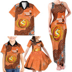 Perth Scorchers NAIDOC Week 2026 Custom Family Matching Tank Maxi Dress and Hawaiian Shirt 50 Years Deadly Indigenous Art Glitter Effect