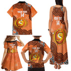 Perth Scorchers NAIDOC Week 2026 Custom Family Matching Tank Maxi Dress and Hawaiian Shirt 50 Years Deadly Indigenous Art Glitter Effect