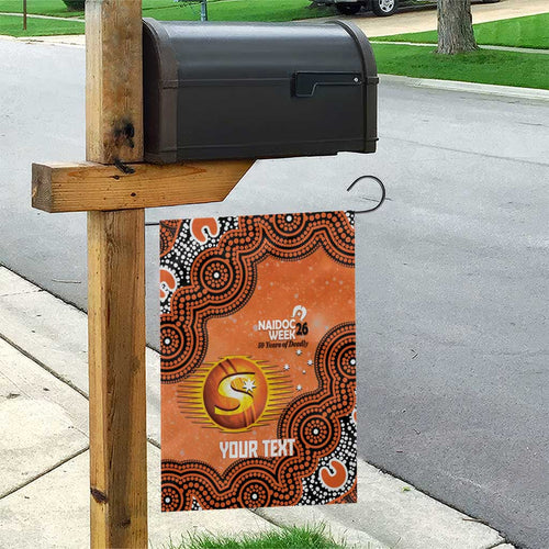 Perth Scorchers NAIDOC Week 2026 Custom Garden Flag 50 Years Deadly Indigenous Art Glitter Effect