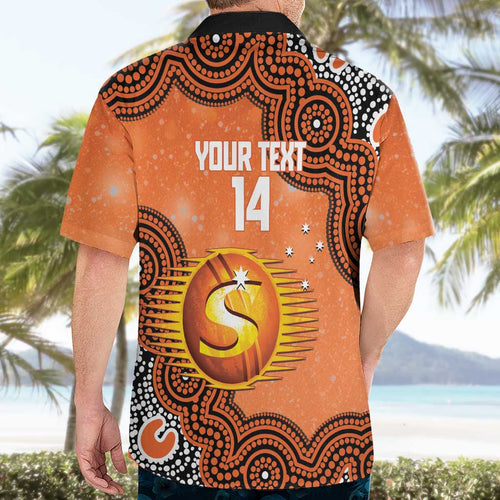 Perth Scorchers NAIDOC Week 2026 Custom Hawaiian Shirt 50 Years Deadly Indigenous Art Glitter Effect