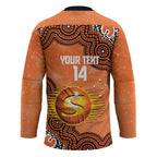 Perth Scorchers NAIDOC Week 2026 Custom Hockey Jersey 50 Years Deadly Indigenous Art Glitter Effect
