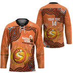 Perth Scorchers NAIDOC Week 2026 Custom Hockey Jersey 50 Years Deadly Indigenous Art Glitter Effect
