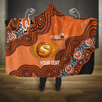 Perth Scorchers NAIDOC Week 2026 Custom Hooded Blanket 50 Years Deadly Indigenous Art Glitter Effect