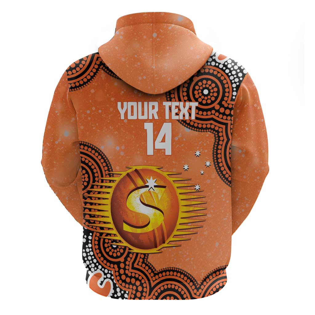 Perth Scorchers NAIDOC Week 2026 Custom Hoodie 50 Years Deadly Indigenous Art Glitter Effect
