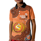 Perth Scorchers NAIDOC Week 2026 Custom Kid Polo Shirt 50 Years Deadly Indigenous Art Glitter Effect