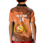 Perth Scorchers NAIDOC Week 2026 Custom Kid Polo Shirt 50 Years Deadly Indigenous Art Glitter Effect