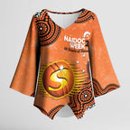 Perth Scorchers NAIDOC Week 2026 Custom Kimono Sleeve Blouse 50 Years Deadly Indigenous Art Glitter Effect