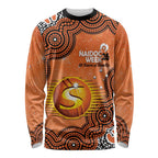 Perth Scorchers NAIDOC Week 2026 Custom Long Sleeve Shirt 50 Years Deadly Indigenous Art Glitter Effect
